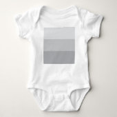 Silver Grey Striped Romper (Voorkant)
