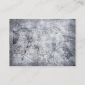 Silver Grunge English Horse Carte de visite (Dos)