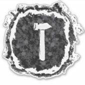 Silver Hammer Sticker (Voorkant)