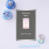 Silver Healing Hands Holistic Sjabloon Flyer (Enkel)