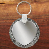 Silver Heart Keychain (Voorkant)