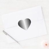 Silver Heart Sticker (Envelop)