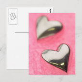 Silver Hearts Briefkaart (Voorkant / Achterkant)