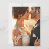 Silver Hearts bruids douche uitnodiging (Achterkant)