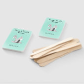 Silver Heels op Persoonlijke Munt Handwaaier (Niet-gemonteerd)