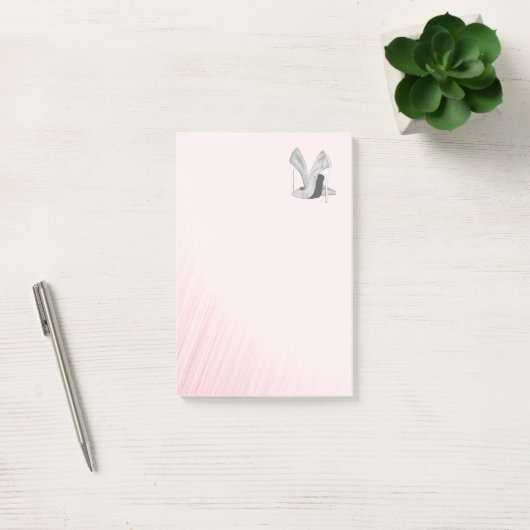 Silver Heels Roze Post-it® Notes (Kantoor)