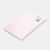 Silver Heels Roze Post-it® Notes (Schuin)