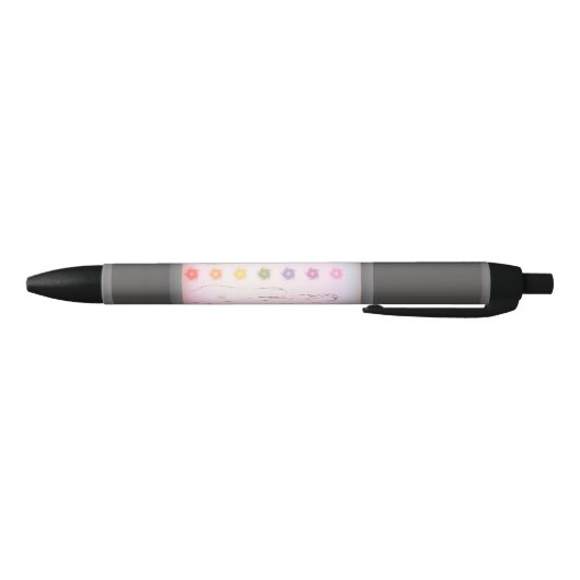 Silver Holistic Healing Hands Zwarte Inkt Pen (Bodem)