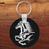 Silver Horse Silhouette Sleutelhanger (Voorkant)