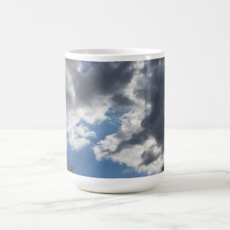 "Silver in the Sky" Clouds op een Koffiemok