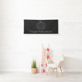 Silver Jack O' Lantern Halloween Spandoek (Insitu)
