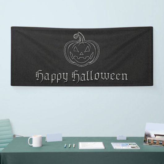 Silver Jack O' Lantern Halloween Spandoek (Beurs)