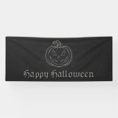 Silver Jack O' Lantern Halloween Spandoek (Horizontaal)