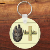 Silver Jubilee Gifts for Nuns Sleutelhanger (Voorkant)