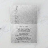 Silver Jubileum Calla Foto-uitnodiging (Binnen)