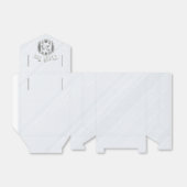 Silver Jubileum dank u Bedankdoosjes (Uitgevouwen)