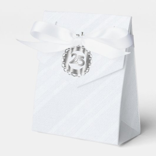 Silver Jubileum dank u Bedankdoosjes (Voorkant Zijde)