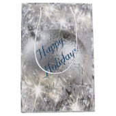 Silver Kerstmis, middelgrote cadeautas (Voorkant)