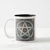 Silver Knotwork Pentacle Mok (Links)