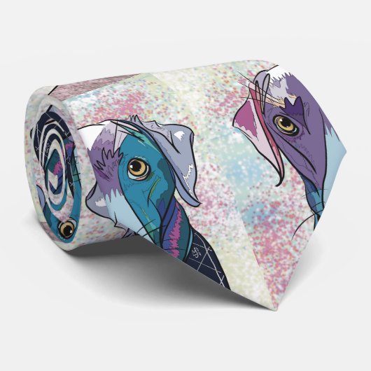 Silver Lab Stropdas (Opgerold)