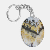 Silver Lace Onyx Sleutelhanger (Voorkant Links)