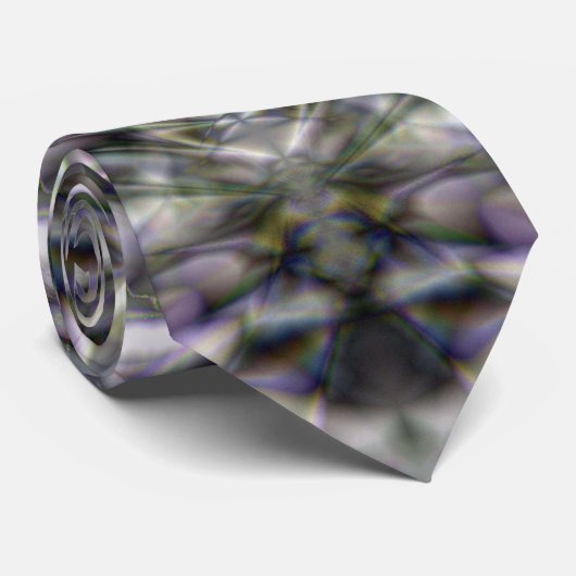 Silver Lace Stropdas (Opgerold)