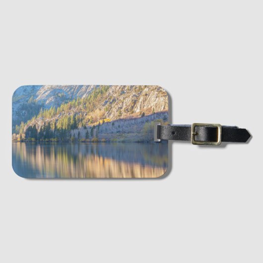 Silver Lake Autumn Reflection Bagagelabel (Voorkant (horizontaal))