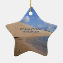 Silver Lake Sand Dunes, Mears, Michigan Keramisch Ornament