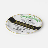 Silver Laurel Master Science Graduation Party Papieren Bordje (Gekanteld)