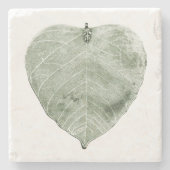 Silver Leaf - Stone Onderzetter (Voorkant)