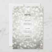 Silver Lights 50th Birthday Menu Programme (Dos)