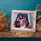 Silver Lila Bridesmaid voegt foto Plaque toe Fotoplaat (Zijkant)