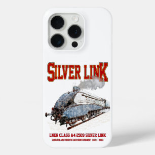 Silver Link - LNER Klasse A4 2509 Stoomtrein Locom iPhone 15 Pro Case