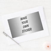 Silver Look Sticker (Envelop)