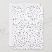 Silver Love Heart Calendar Save The Date (Achterkant)