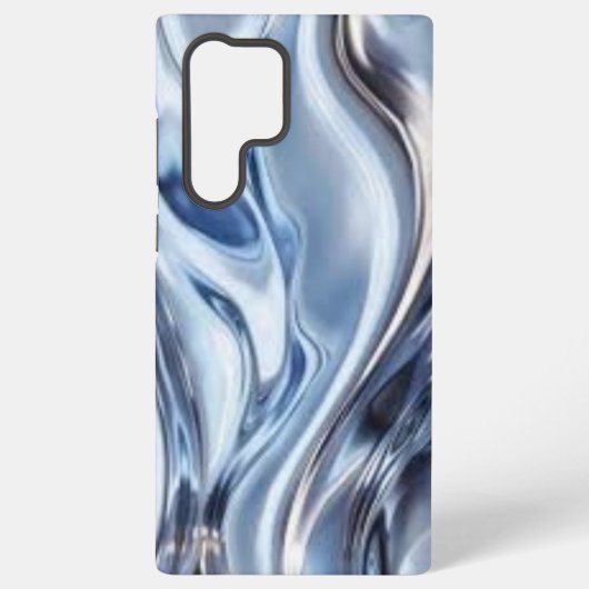 Silver Luxury Samsung Galaxy Hoesje (Achterkant)