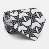 Silver Maltese kruis Stropdas (Opgerold)