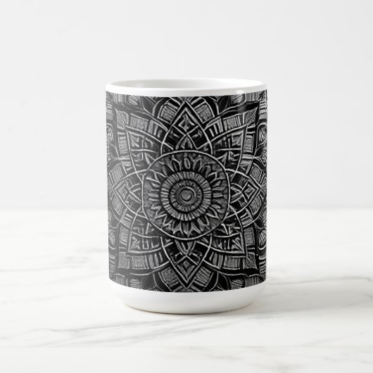 Silver Mandala Mug (Centre)