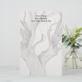Silver Maple Briefpapier (Staand voorkant)