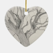 Silver Maple Keramisch Ornament (Achterkant)