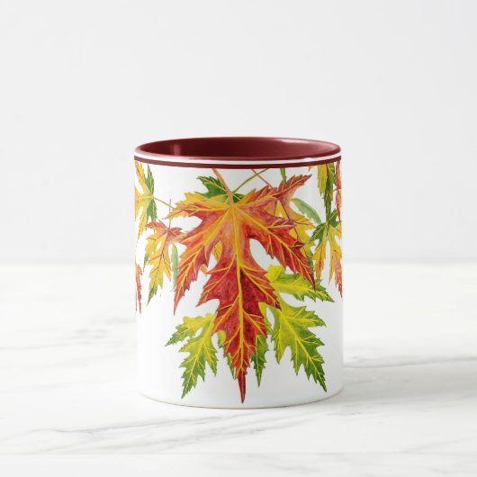 Silver Maple op een Combo Mok (11 oz) (Midden)