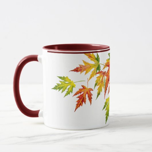 Silver Maple op een Combo Mok (11 oz) (Links)