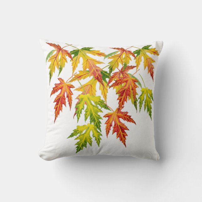 Silver Maple op een Sierkussen (Voorkant)