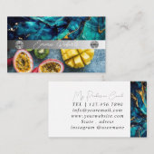 Silver Marble Pink Diamond Coach Visitekaartje (Voorkant / Achterkant)