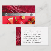 Silver Marble Pink Diamond Coach Visitekaartje (Voorkant / Achterkant)