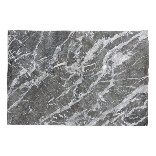 Silver Marble Rozen Light Blue Standard Size Kussensloop (Achterkant)