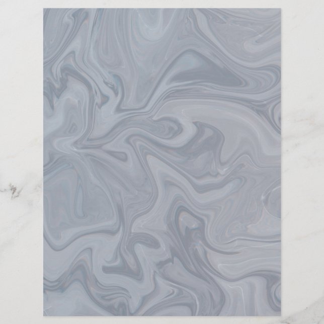 Silver Marble Waterverf 8,5 x 11-inch papier (Voorkant)