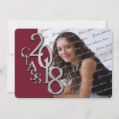 Silver Maroon 2018 - Invitation photo (Devant)