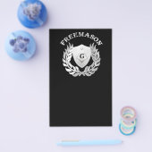 Silver masonry symbool flyer (Enkel)