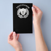 Silver masonry symbool flyer (Hand)